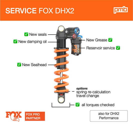 Fox Float DHX2: Service de Révision Amortisseur