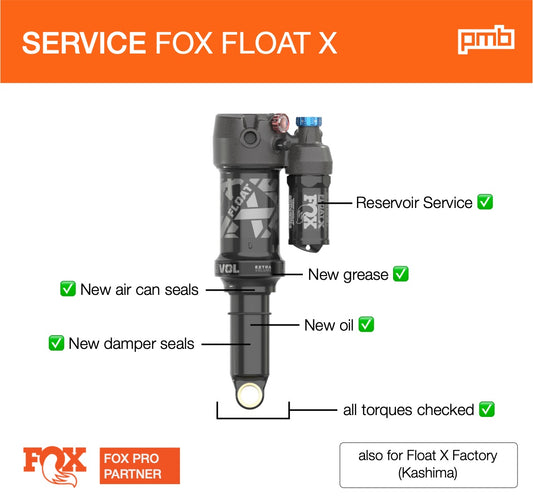 Fox Float X: Service de Révision Amortisseur