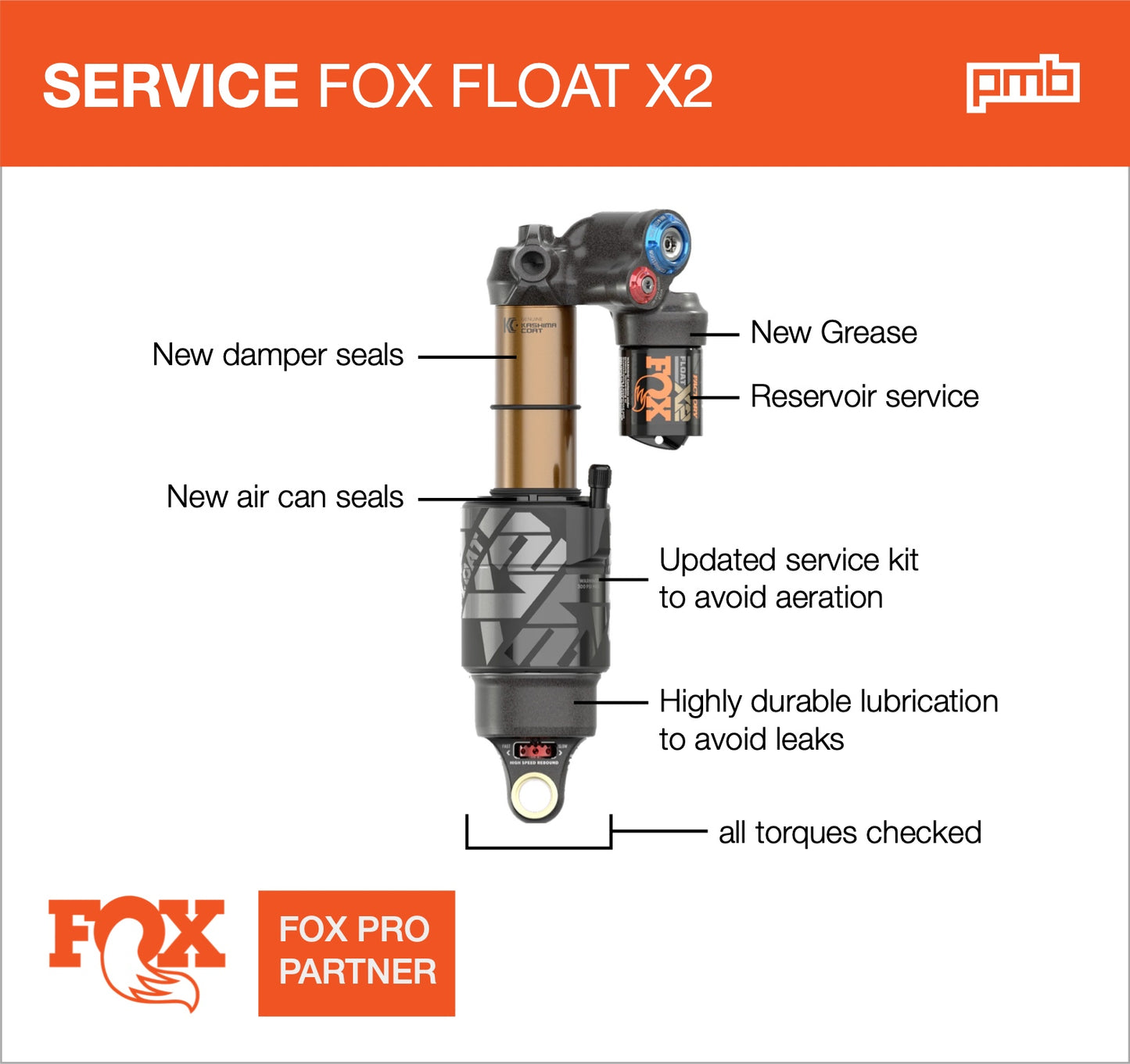 Service Amortisseur Fox Float X2