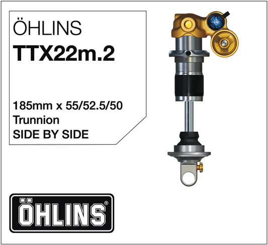 Öhlins TTX22m.2 Amortisseur 185mm Side-by-Side