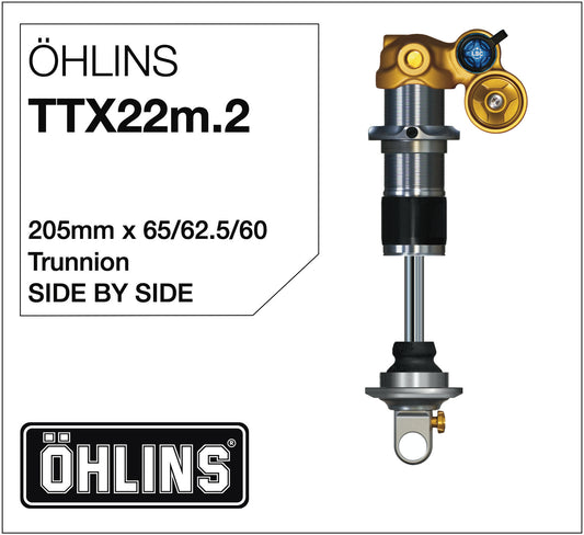 Öhlins TTX22m.2 205mm Side-by-Side