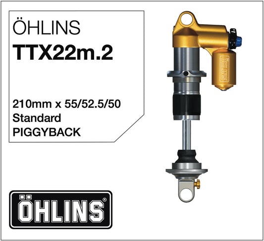 Öhlins TTX22m.2 Amortisseur 210mm Piggyback