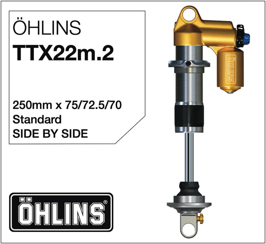 Öhlins TTX22m.2 Amortisseur 250mm Piggyback
