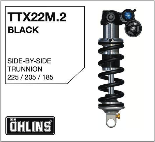 Öhlins TTX22m.2 Black Side-by-Side Trunnion