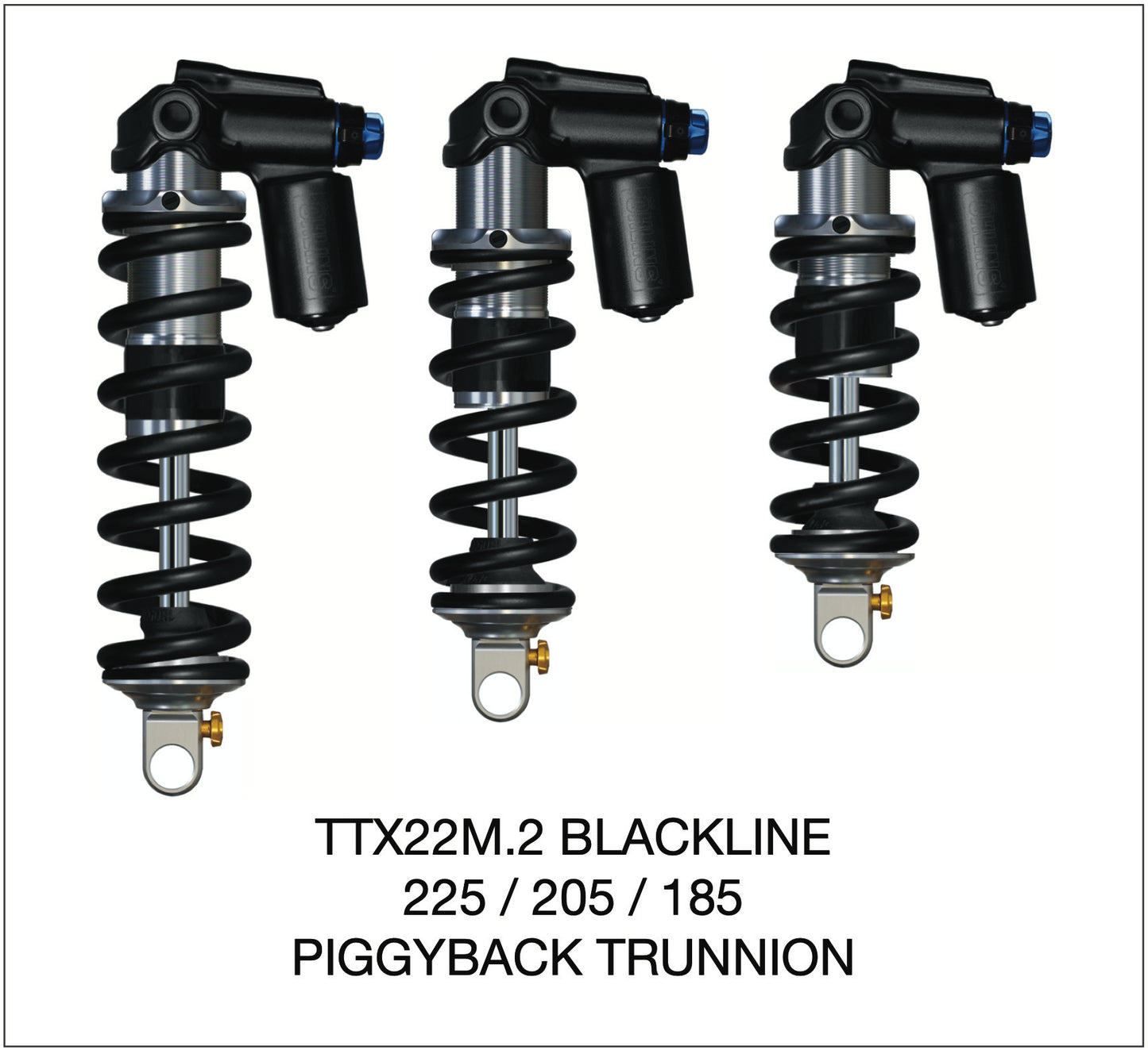 Öhlins TTX22m.2 Black Piggyback Trunnion