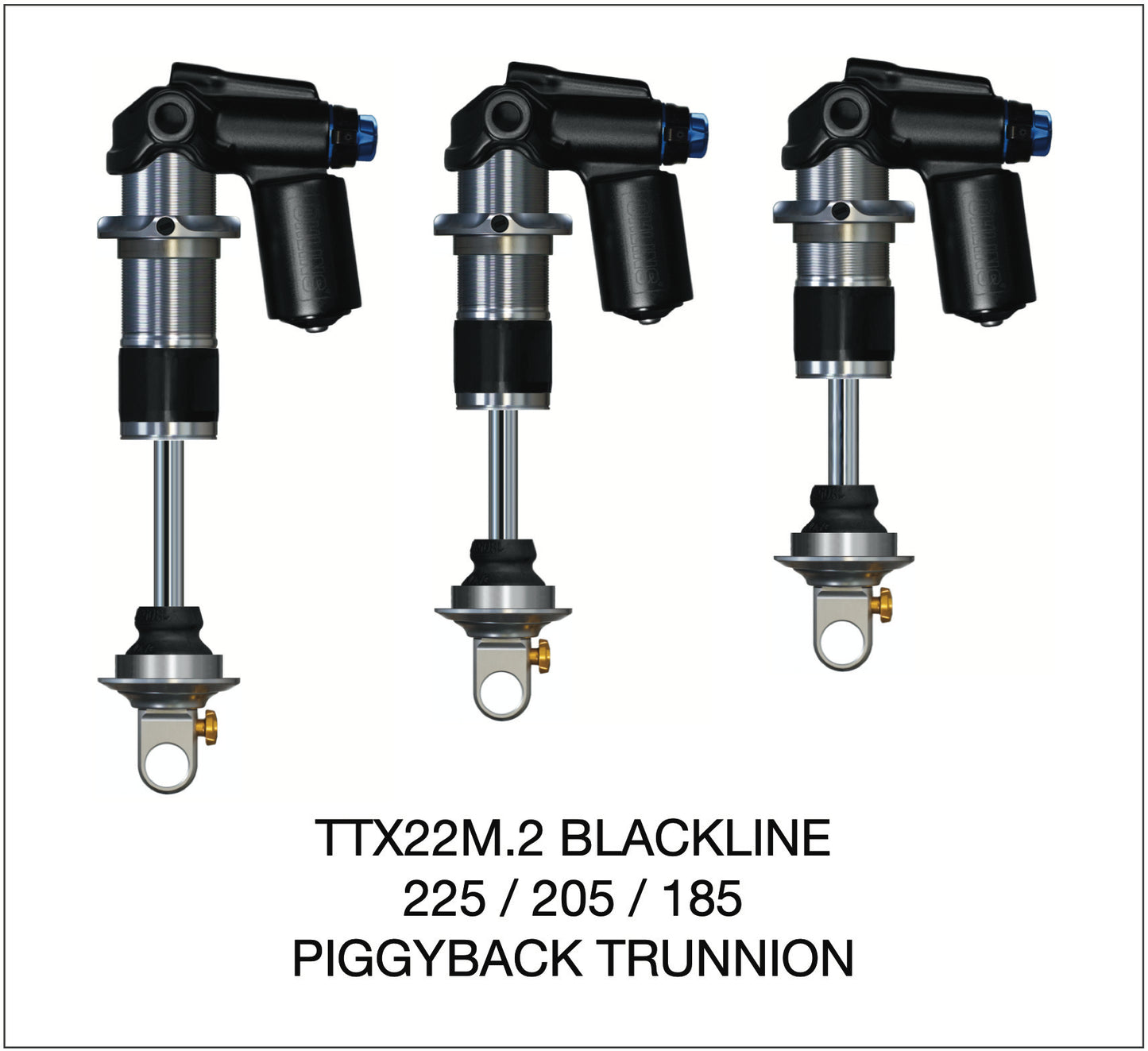 Öhlins TTX22m.2 Black Piggyback Trunnion