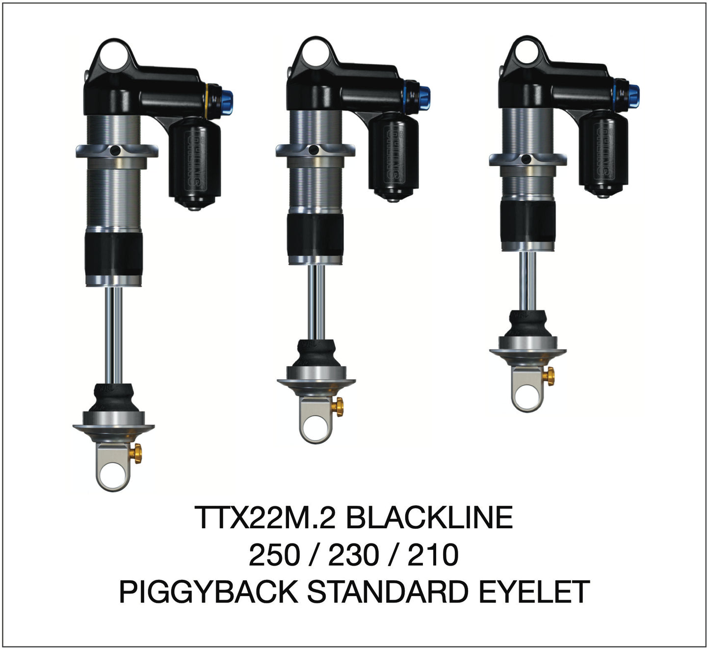 Öhlins TTX22m.2 Black Piggyback