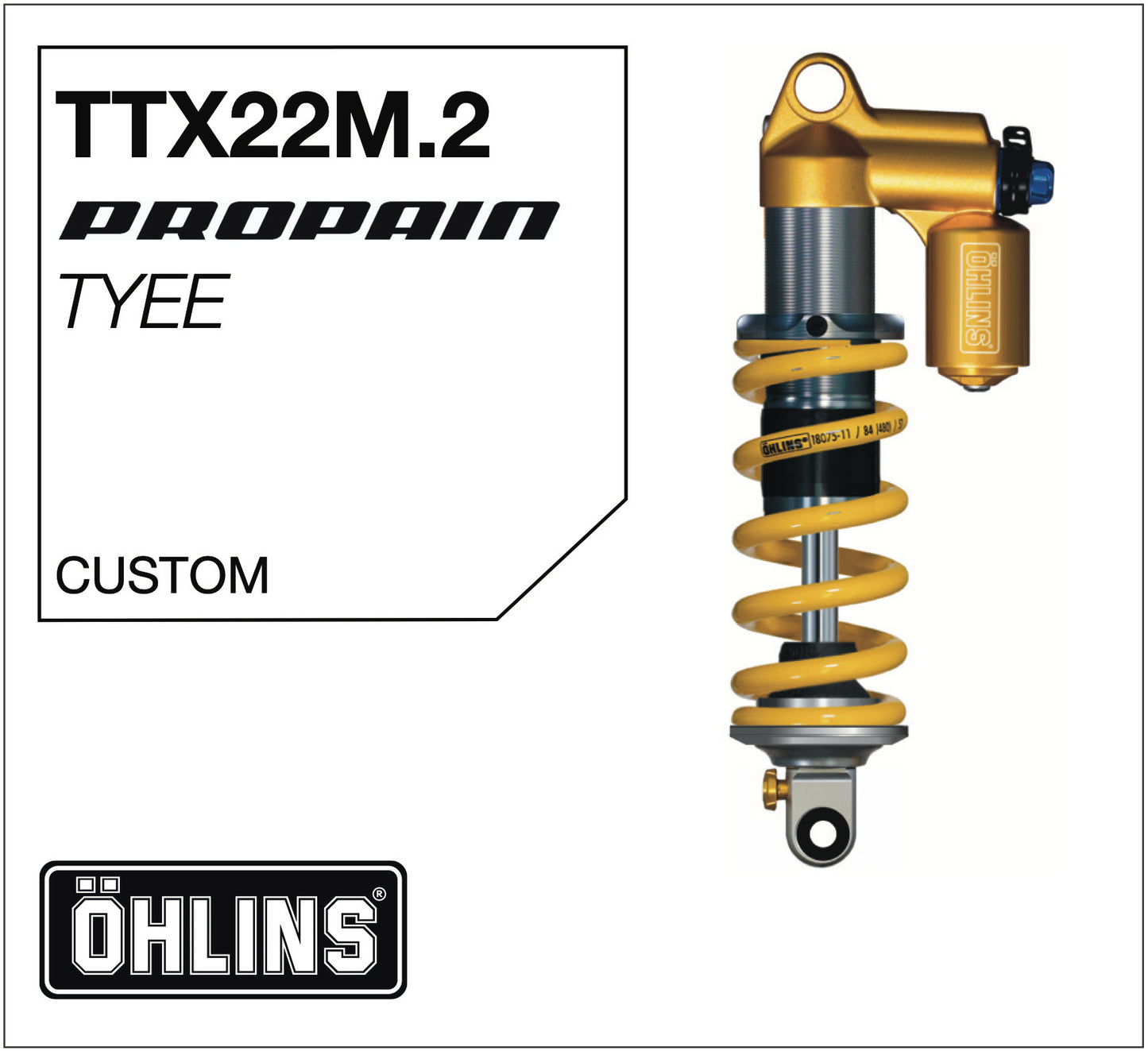 Öhlins TTX22m.2 Propain Tyee Custom