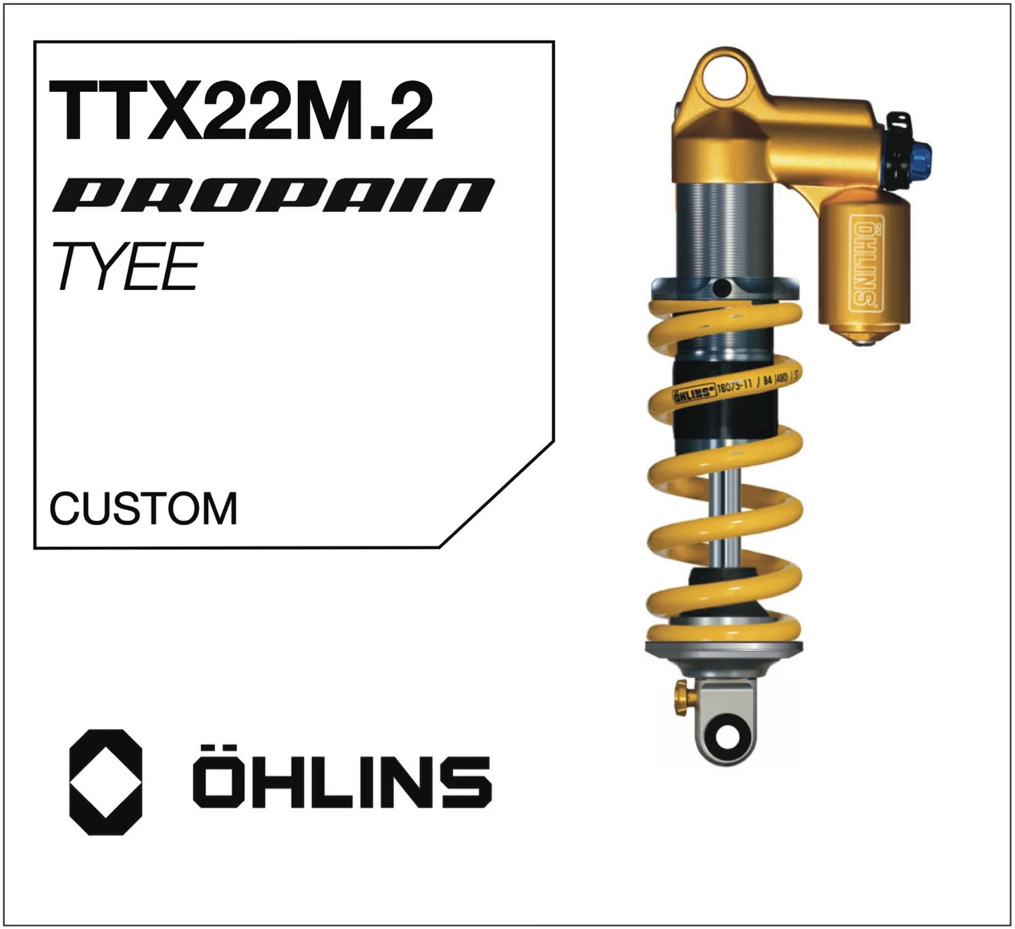 Öhlins TTX22m.2 Propain Tyee Custom