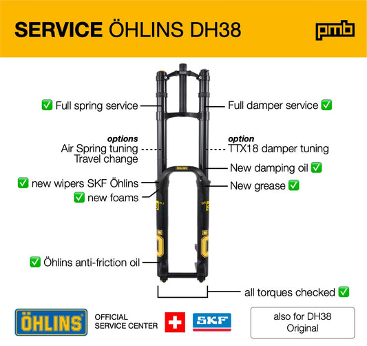 Öhlins DH38 Service