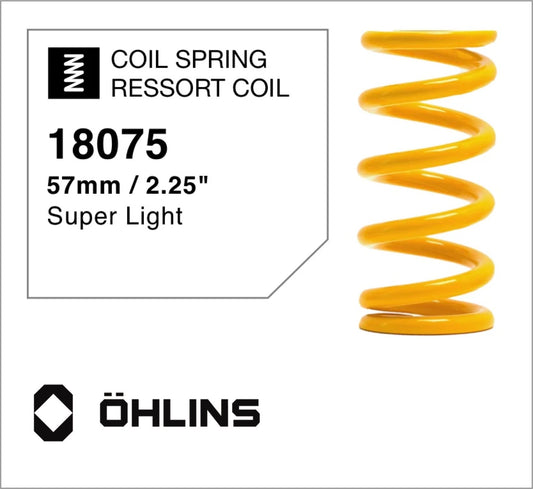 Öhlins Spring 18075 for 55, 52.5, 50mm travel