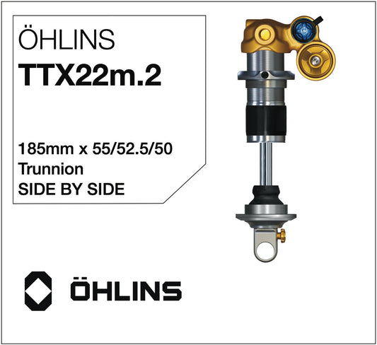 Öhlins TTX22m.2 Amortisseur 185mm Side-by-Side