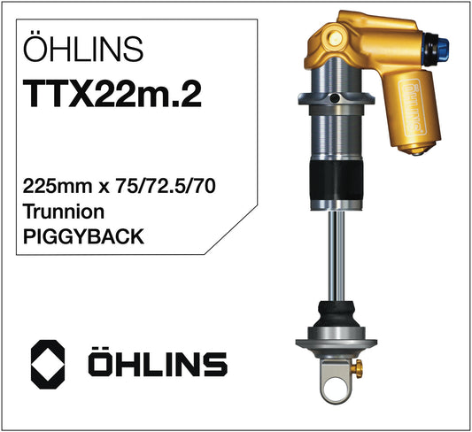Öhlins TTX22m.2 Amortisseur 225mm Piggyback