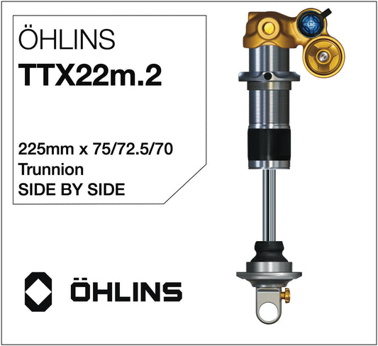 Öhlins TTX22m.2 Amortisseur 225mm Side-by-Side
