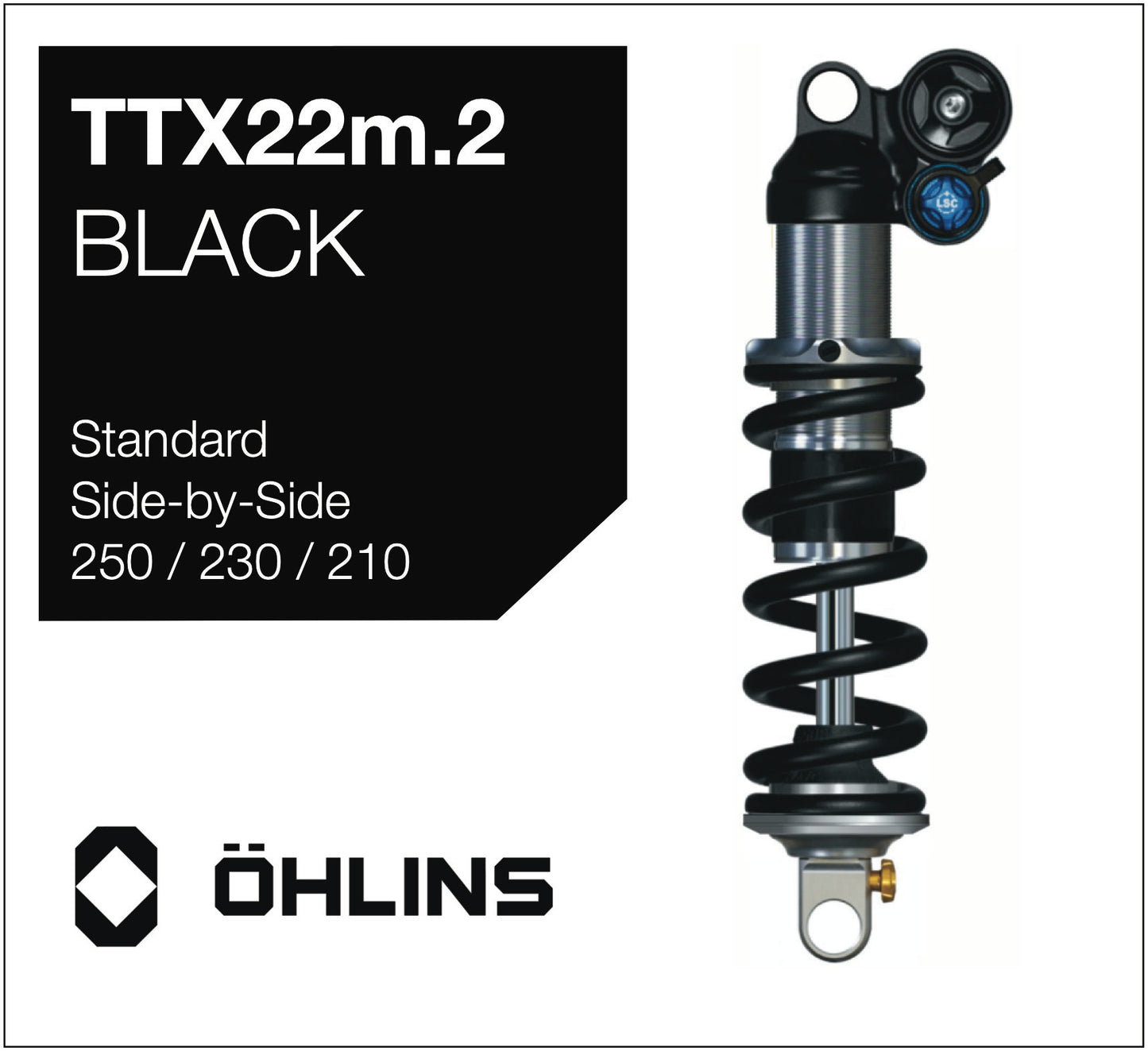 Öhlins TTX22m.2 Black Side-by-Side