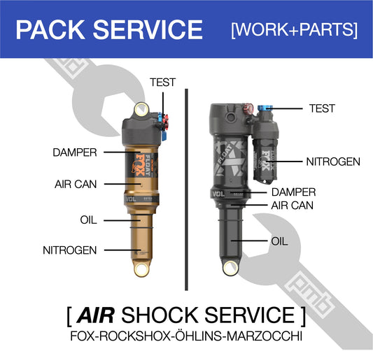 Pack Service Amortisseur VTT Air Fox/Rockshox/Öhlins/Marzocchi
