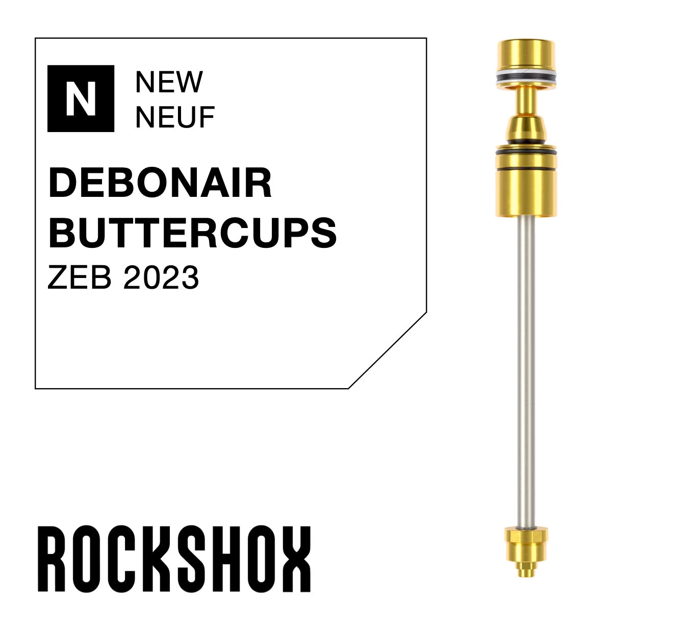 Rockshox Debonair+ Buttercups ZEB