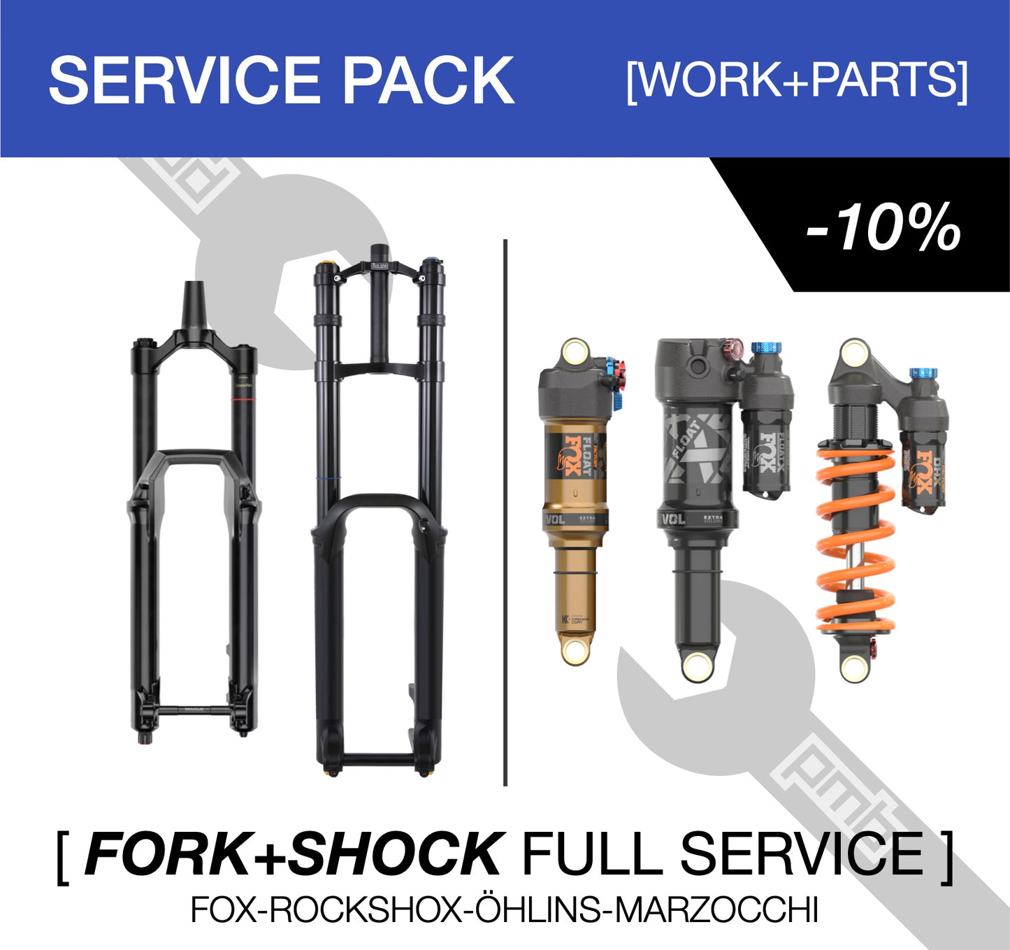 Service Pack Fork+Shock Fox/Rockshox/Öhlins/Marzocchi